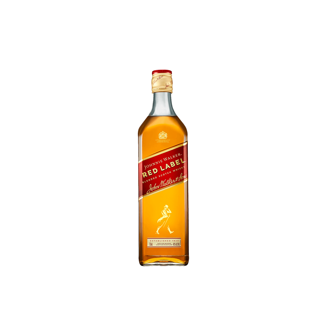 Whisky Johnnie Walker Etiqueta Roja Botella